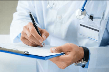 doctor ordering prostate cancer screening